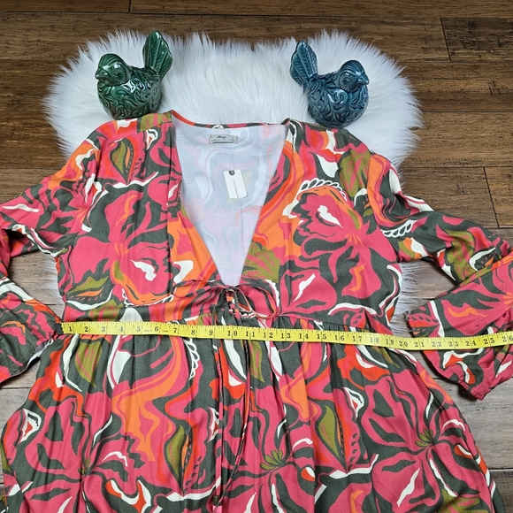 Anthropologie Maaji Twister Kaia Tunic Dress Large - Picture 14 of 16